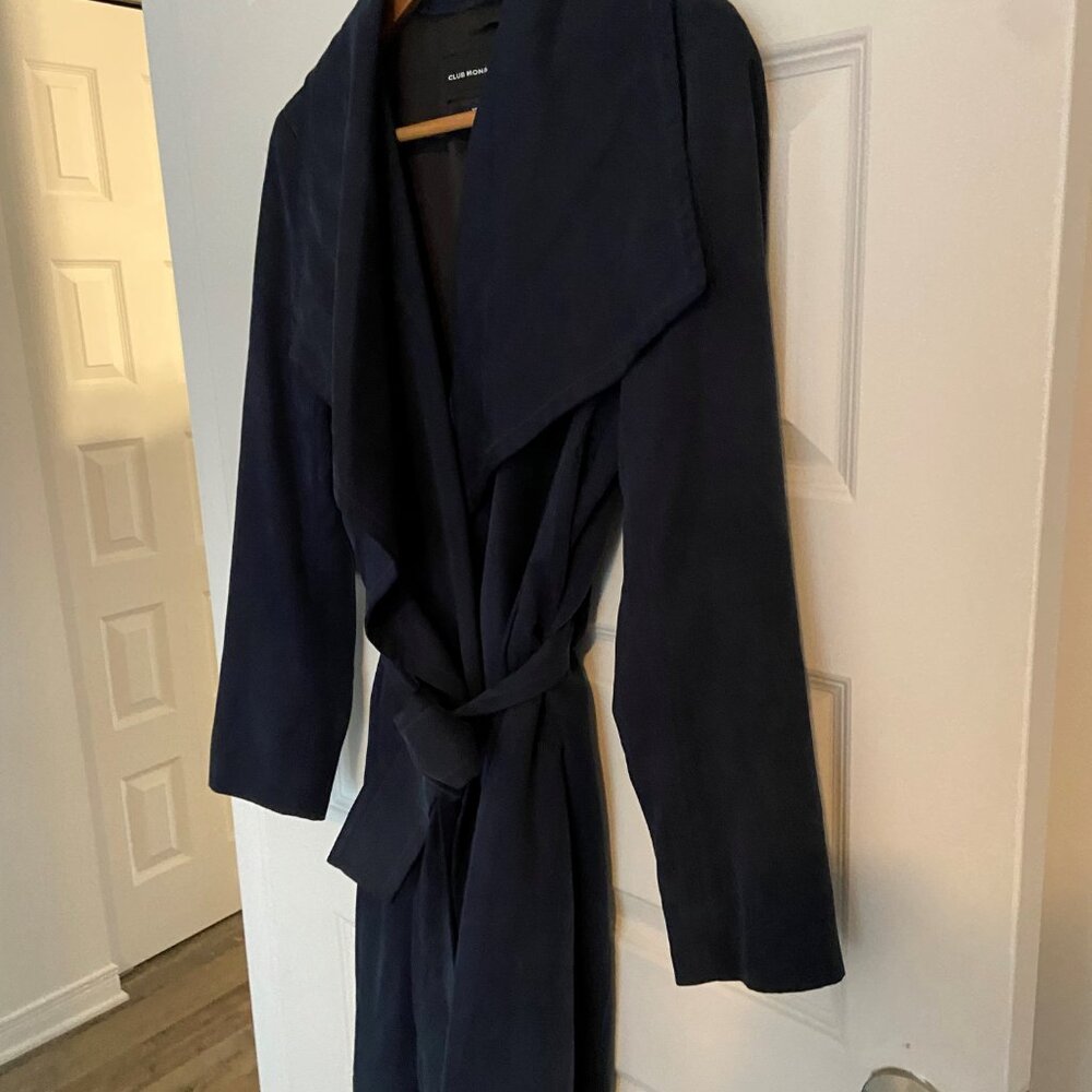 Club Monaco Gideon Trench - Size XS - Navy